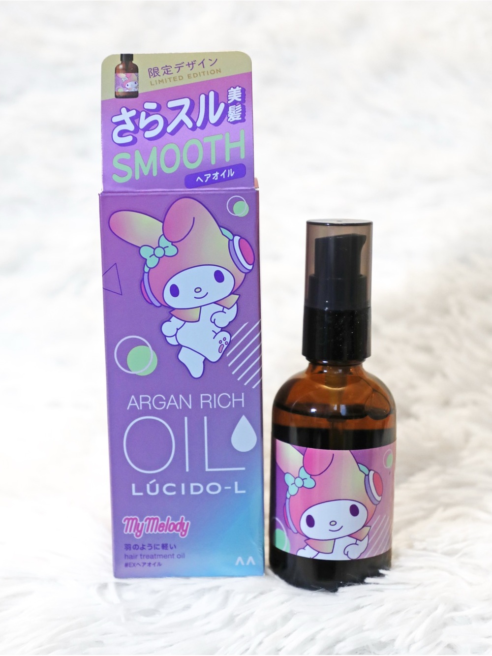LUCIDO-L X Sanrio hair treatment oil 60ml